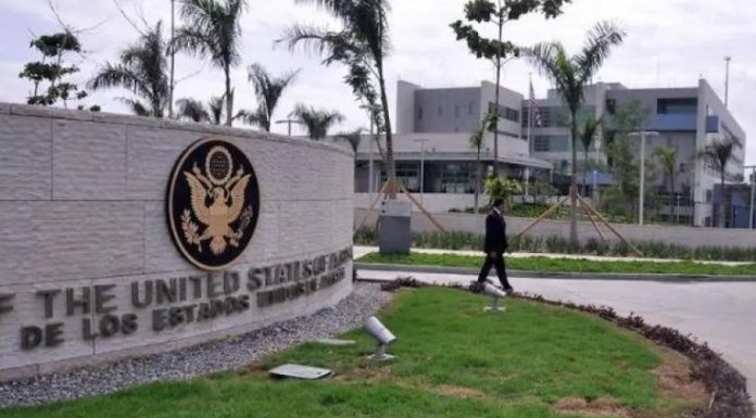 Embajada de Estados Unidos en RD está cerrada este miércoles debido al paso de la tormenta Melissa
