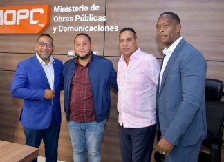 Senador Pedro Tineo encabeza reunión con ministro de Obras Públicas para buscar soluciones a problemáticas viales de Monte Plata