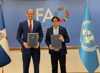 RD y FAO firman un acuerdo para continuar fortaleciendo el Programa de Alimentación Escolar del INABIE
