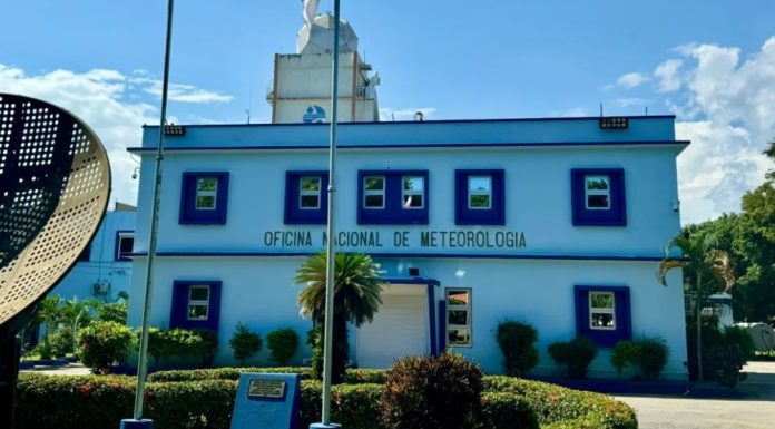 Indomet pronostica para este sábado aguaceros sobre algunas provincias vinculados a un sistema frontal