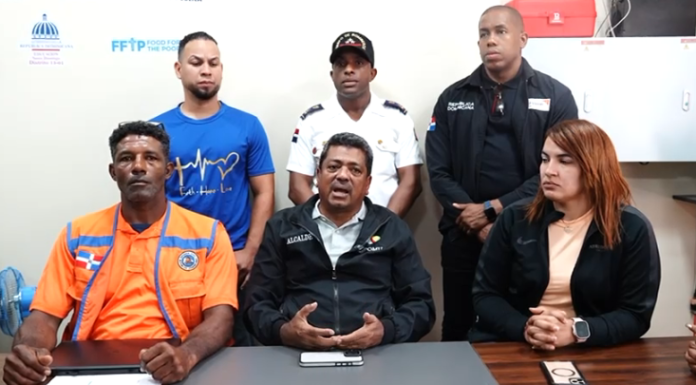 Alcalde de Los Alcarrizos ordena evacuaciones preventivas ante posibles inundaciones por tormenta Melissa