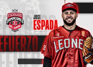 Leones del Escogido anuncian al relevista puertorriqueño José Espada