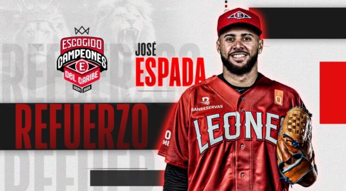 Leones del Escogido anuncian al relevista puertorriqueño José Espada
