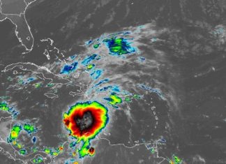 Indomet informa la tormenta Melissa se mantiene estacionaria a 445 kilómetros suroeste de Haití