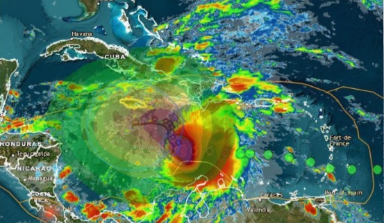 Tormenta Melissa amenaza con intensas lluvias en el sur de Haití