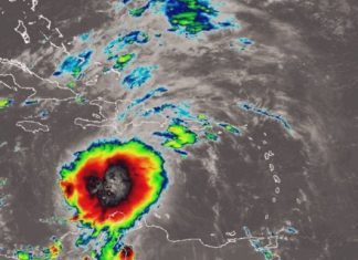 Tormenta tropical Melissa fue localizada al suroeste de Haití; mantiene amplio campo nuboso