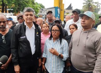 Ministerio de la Presidencia continúa asistiendo a familias afectadas por aguas de Melissa en SDO