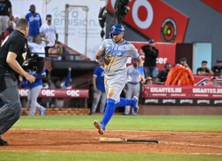 Gustavo Núñez y Cristhian Adames conducen triunfo del Licey sobre Gigantes