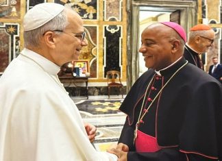 Papa León XIV recibe nuevo Obispo, Manuel Ruíz; agradece designación y lo invita a visitar a RD
