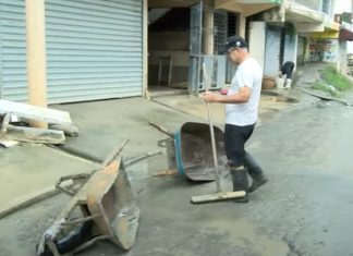 Residentes en Arroyo Bonito, en Manoguayabo, se mantienen en alerta ante las lluvias