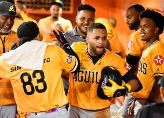 Berroa y Durán comandan ofensiva aguilucha en triunfo 6-4 sobre los Toros