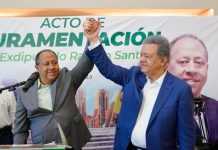 Expresidente del PRM en Padre Las Casas, Ramón Santana, y líderes de Azua son juramentados por Leonel en la FP