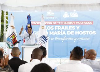 Ministro Kelvin Cruz inicia construcción de 11 techados multiusos en SDE con inversión de 300 millones