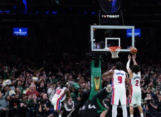 La racha de los Pistons de Detroit muere en un tiro libre