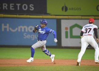 Licey supera 4-2 al Escogido con aportes claves de Leyba, Núñez y Rojas Jr.