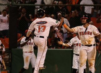 Toros logran tercer triunfo al hilo y le ganan serie particular al Escogido