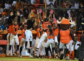 Toros completan barrida ante los Tigres del Licey