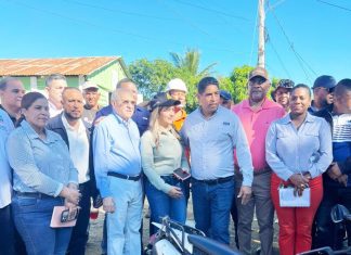 Visitan zonas afectadas en Mao para coordinar asistencia a damnificados