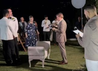 Wally Brewster aclara no fue un matrimonio legal la boda entre dos hombres en Santiago