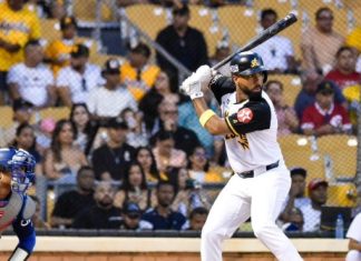 Águilas Cibaeñas dominan a Tigres del Licey 4-1 en el Estadio Cibao