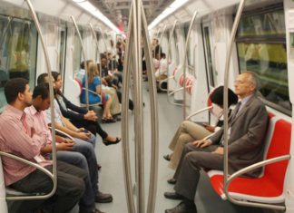Director de la OPRET informa 25 trenes de la Línea Dos del Metro y 28 de la Línea Uno trabajan normalmente