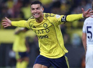 Cristiano Ronaldo, a 44 de los 1000 en triunfo de Al Nassr sobre el Al Okhdood