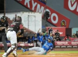 Gigantes superan al Licey 4-2 para quebrar el empate