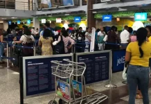 Aerodom informa normalización gradual de vuelos hacia EE. UU. tras cancelaciones por tormenta de nieve