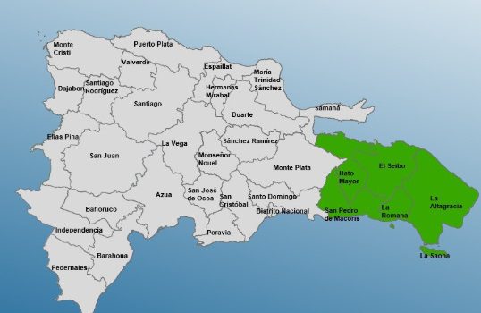 El COE coloca cinco provincias en alerta verde por vaguada