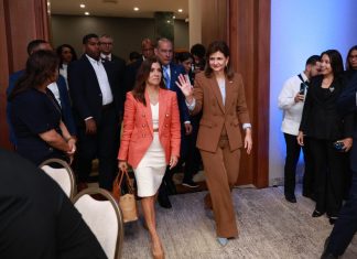 Vicepresidenta Raquel Peña y embajadora Leah Campos coinciden en la visión de Santiago como motor del desarrollo nacional