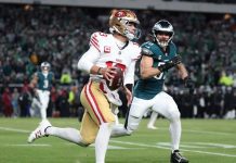 Los 49ers eliminan a los campeones Eagles y van a la ronda divisional de NFL