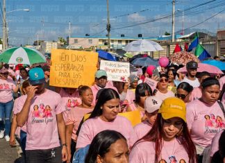 Comunitarios de Imbert marchan en solidaridad con los familiares de Brianna Genao, desaparecida el 31 de diciembre