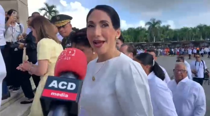 Virus gripal dejó al presidente sin fuerza para viajar; primera dama acudió junto a la vicepresidenta a La Basílica de Higuey