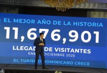 RD alcanza récord histórico en llegada: 1.4 millones de visitantes en diciembre y 11,676,901 en todo el año