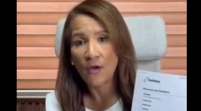 Vicepresidenta PLD denuncia su esposo que no es dominicano y ella están registrados en SENASA subsidiado