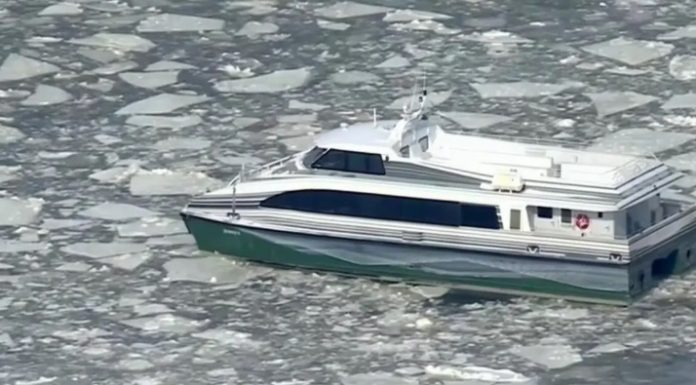 El servicio de ferry de Nueva York suspende sus rutas por hielo en los ríos