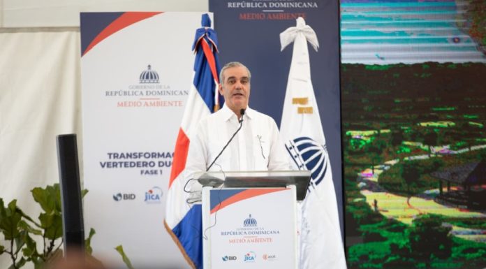 Presidente Abinader da inicio a la primera fase de transformación y saneamiento ambiental del vertedero Duquesa para beneficio de 3.8 millones habitantes