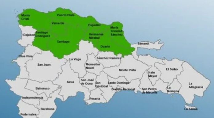 COE amplía a nueve las provincias en alerta verde por lluvias asociadas a frente frío