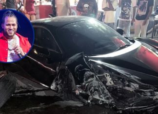 El Alfa sufre aparatoso accidente en el Distrito Nacional