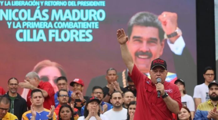 Diosdado Cabello afirma que el chavismo es el único que garantiza la paz en Venezuela