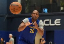 Al Horford anota seis triples, Warriors superan a los Nuggets