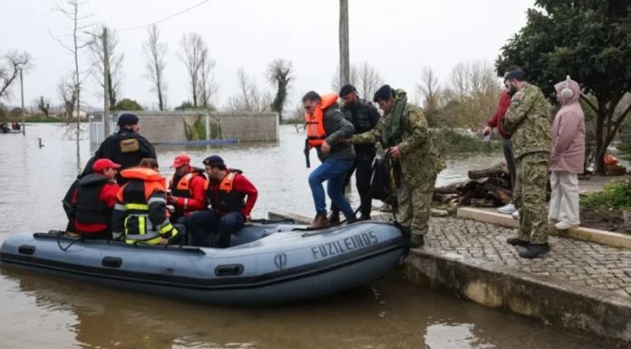 Evacuan cerca de 3.600 personas en Portugal por riesgo de desbordamiento del río Mondego