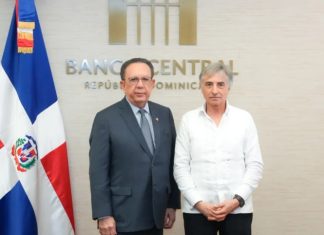Gobernador del Banco Central destaca solidez económica de RD; recibe al embajador de la Unión Europea
