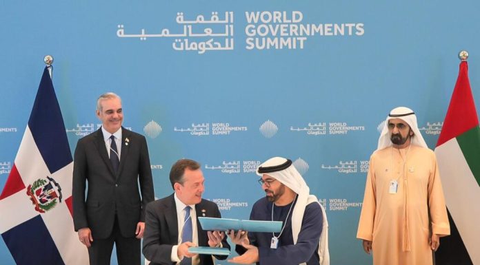 Primer Ministro de los Emiratos Árabes Unidos y el presidente Abinader acuerdan celebrar anualmente Diálogo Regional del World Governments Summit en RD
