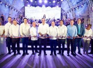Presidente Abinader inaugura Anfiteatro La Gaviota en Ciudad Juan Bosch