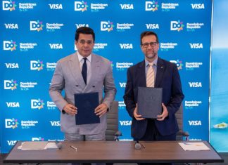 David Collado firma acuerdo con Visa Internacional para fortalecer la promoción turística de RD