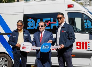 Sistema 911 entrega 50 modernas ambulancias a la DAEH para fortalecer la atención a las emergencias ciudadanas