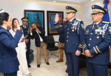 Faride Raful juramenta al nuevo Director General de la Policia Nacional