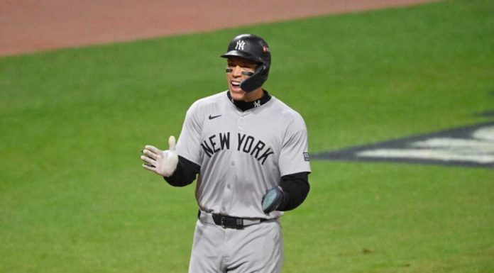 Aaron Judge conecta jonrón y guía blanqueada de los Yankees sobre los San Francisco