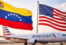 American Airlines retoma vuelos entre Estados Unidos y Venezuela tras casi siete años suspendidos